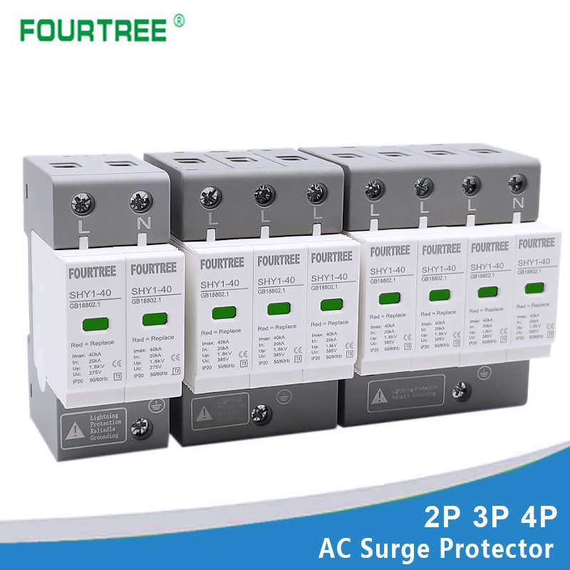 AC SPD Surge Protection 2P 3P  - огляд і ціна Ac Surge Protector