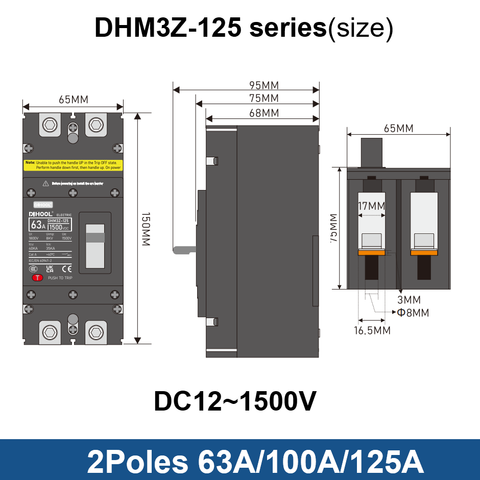 DC MCCB Molded Case Circuit Br - огляд і ціна Ac Surge Protector