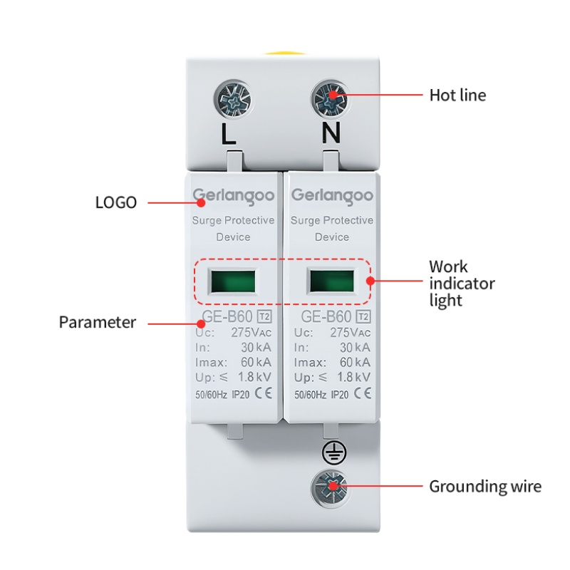 AC SPD 2P House Surge Protecto - огляд і ціна Ac Surge Protector