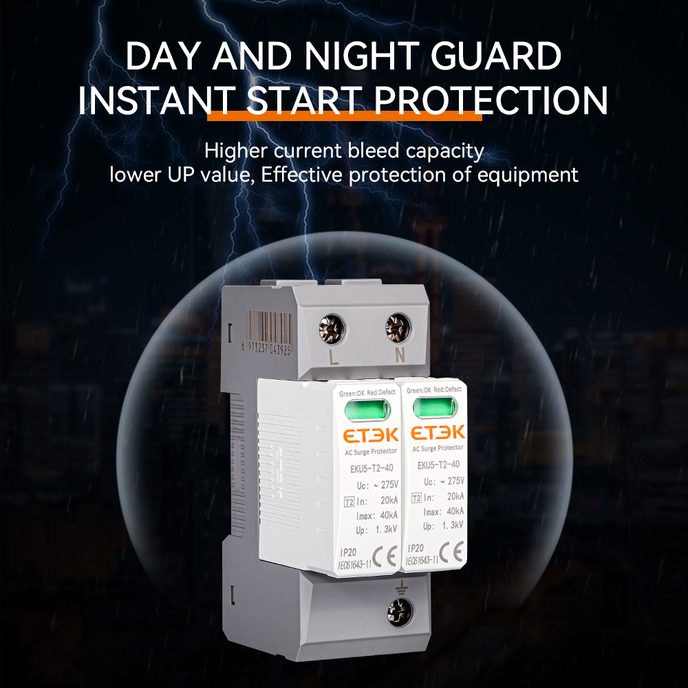 ETEK Type 2 SPD Surge Protecto - огляд і ціна Ac Surge Protector